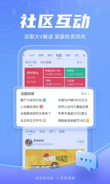 新浪财经(财经资讯平台)v9.0.1.1 手机版截图