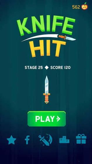 Knife Hit(�ɵ���ս��Ϸ)v1.8.28 ��׿���ͼ