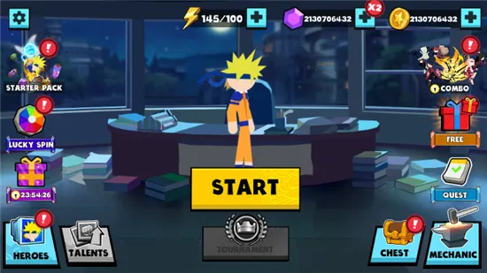 火柴人忍者大战3v3内置菜单破解版 火柴人忍者大战3v3内置菜单破解版