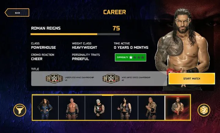 WWE 2K25����������(ˤ��ģ����Ϸ)v0.1363.0 �ֻ����ͼ
