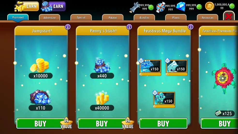 plantsvszombies2(ֲ���ս��ʬ��Ϸ)v9.9.9 �ٷ������ͼ