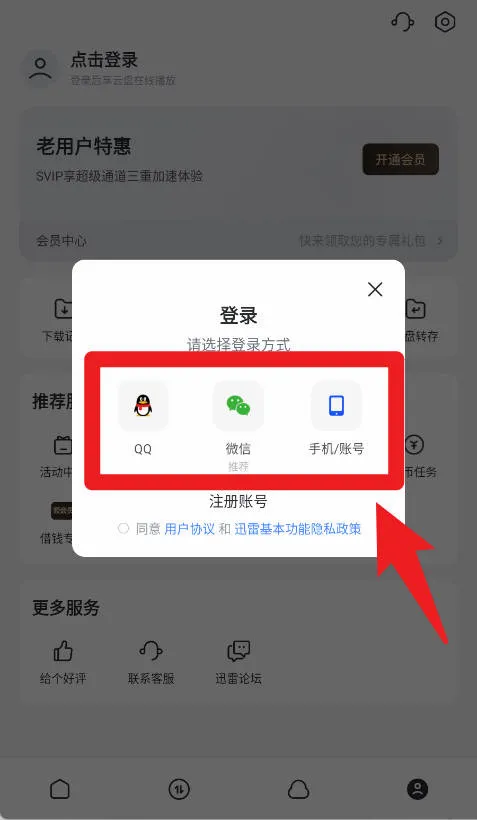 迅雷网盘(云盘服务软件) 迅雷网盘(云盘服务软件)
